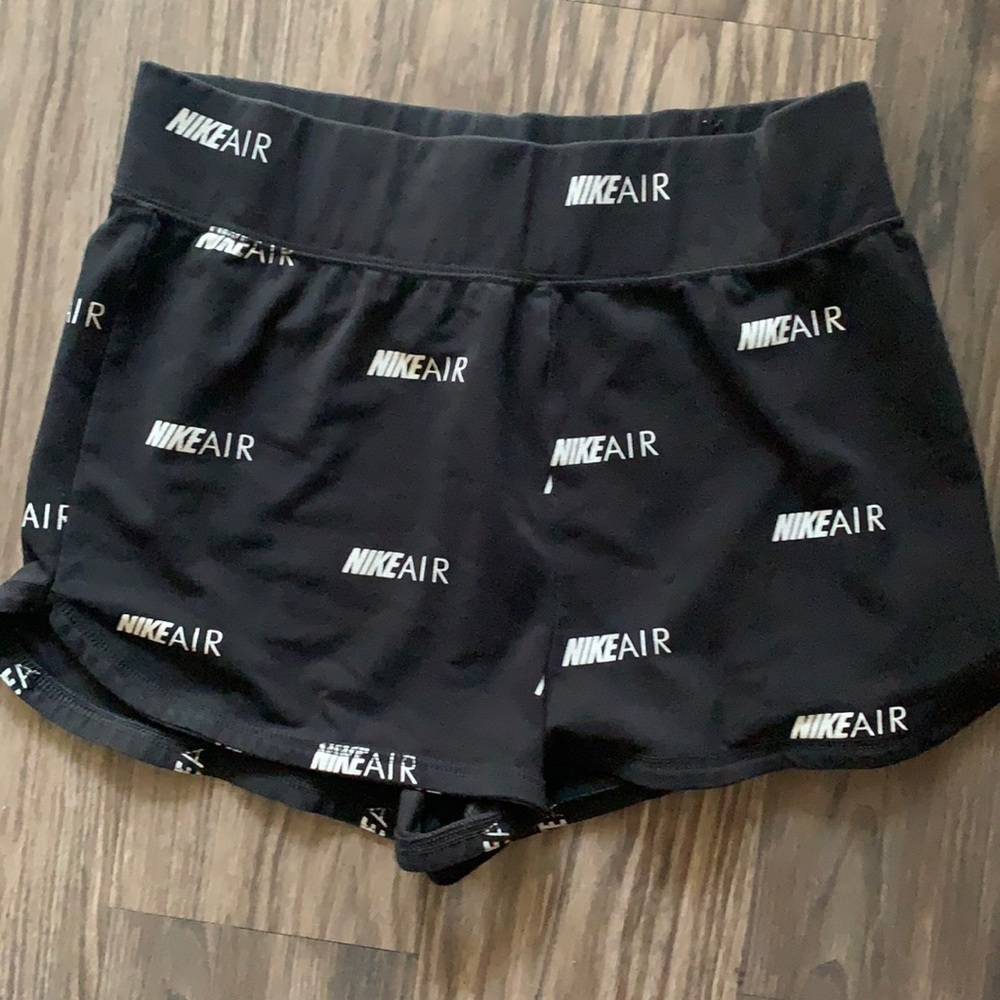 Black NIKEAIR shorts